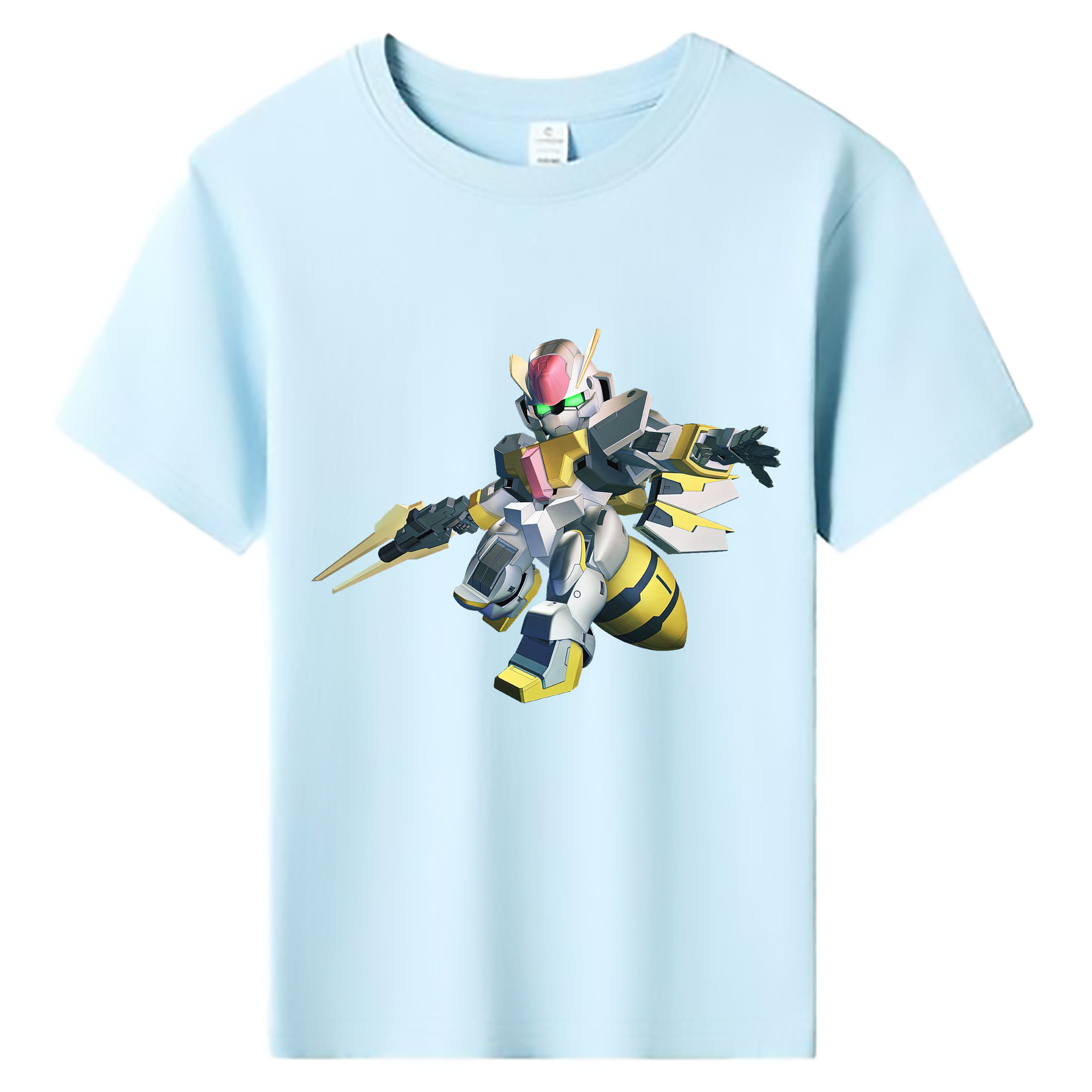 （画像用） 機動戦士ガンダム Mobile Suit Gundam 綿100％キッズTシャツ（フロントプリント）